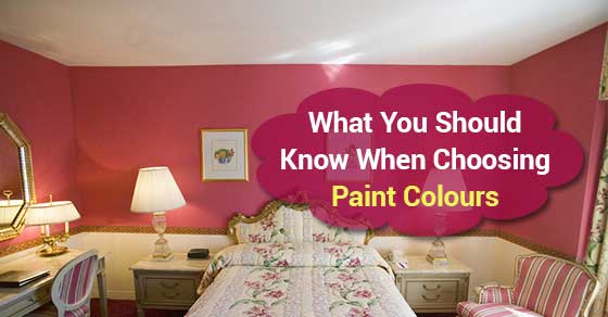 How To Choose The Best Paint Colours For Your Walls